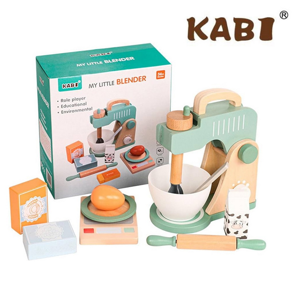 BATIDORA PEDESTAL DE MADERA